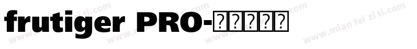 frutiger PRO字体转换
